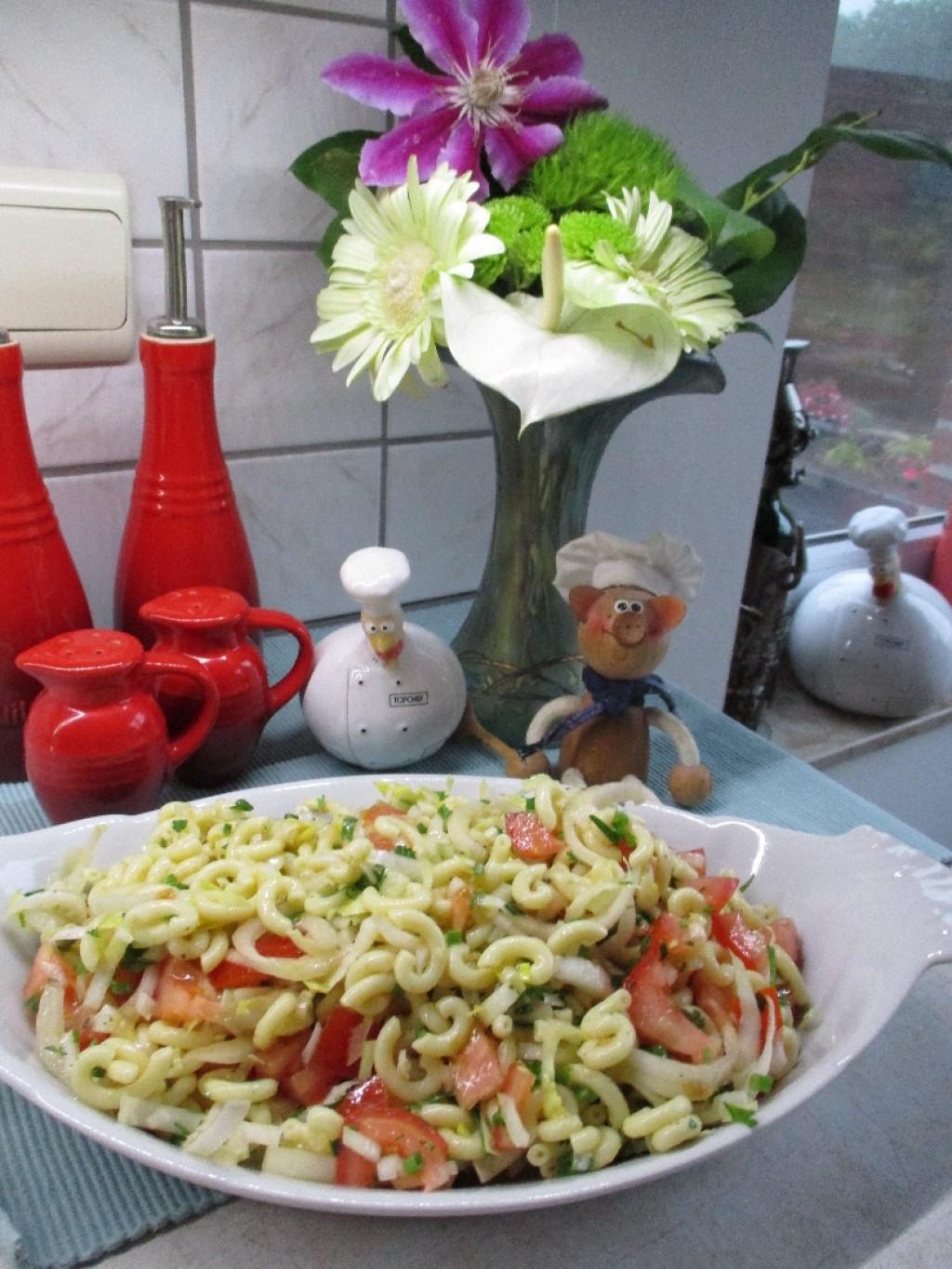 Pasta met overheerlijke kruiden uit eigen tuin