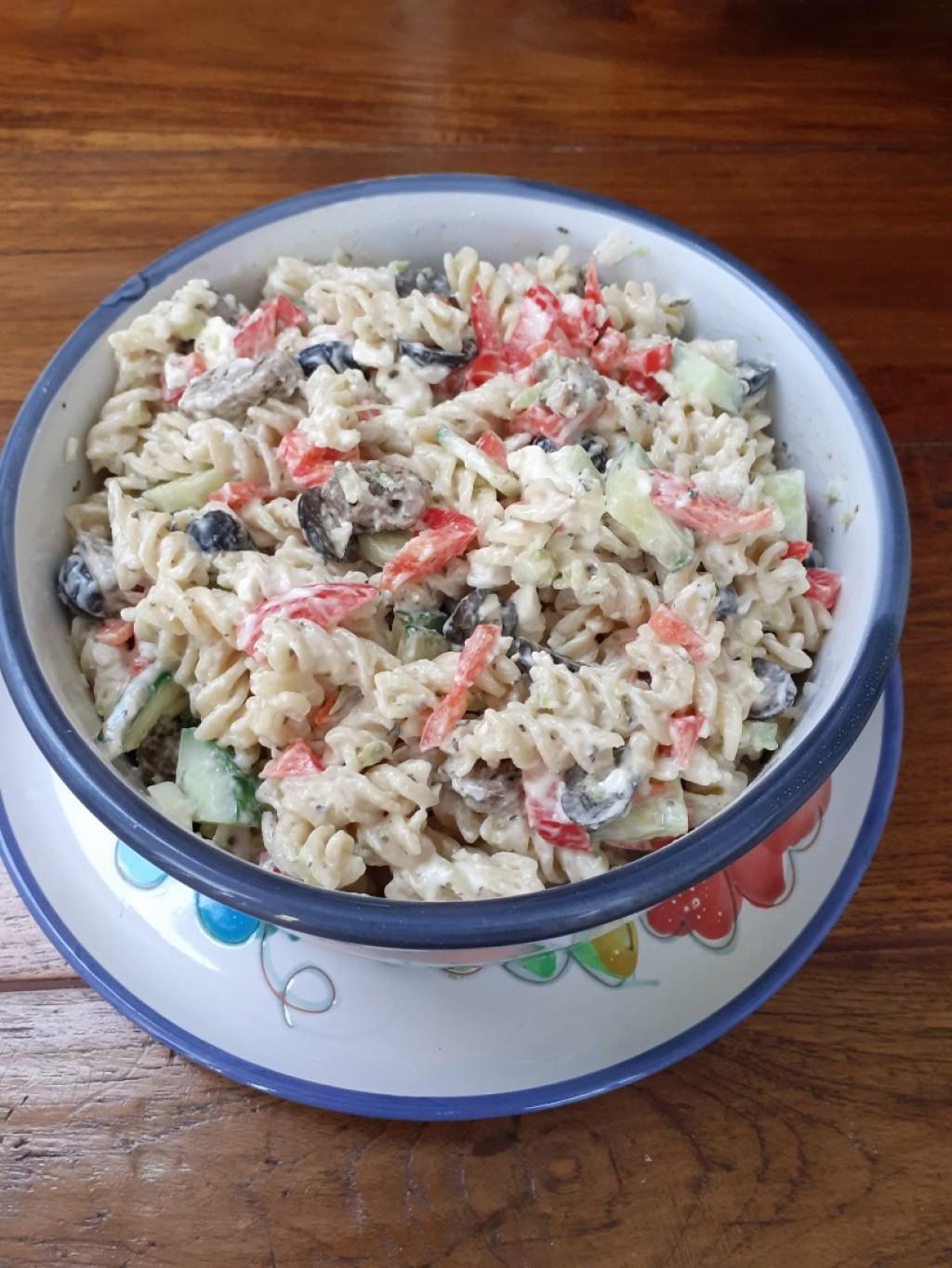 Griekse pastasalade
