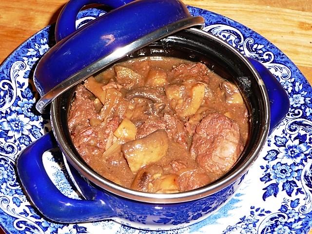 Hachee met champignons