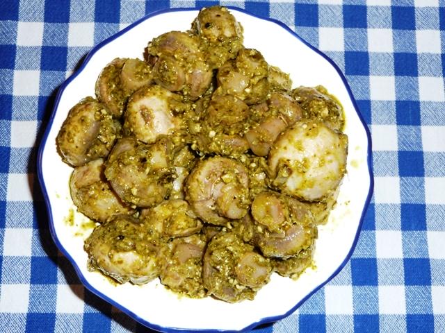 Tapas: champignons met pesto