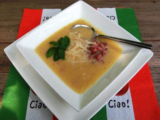 Italiaanse mosterdsoep met Pancetta