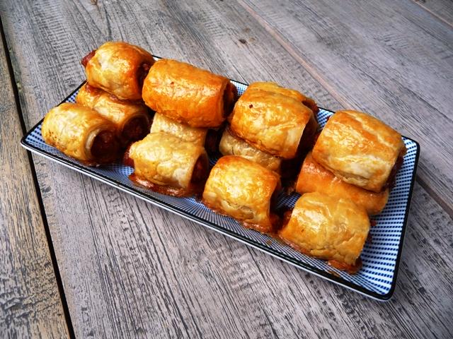 Tapas worstjes in bladerdeeg (Delicias de Chistorra)