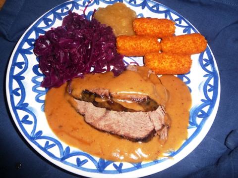 Hertenbout met trappistenbier