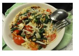 Vegetarische 15 minuten pasta