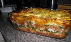 Lasagne florentine met gehakt, spinazie en mozzarella