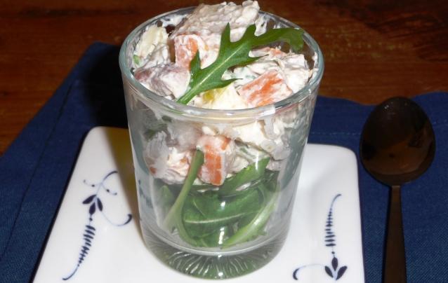 Heerlijk hapje met gerookte paling