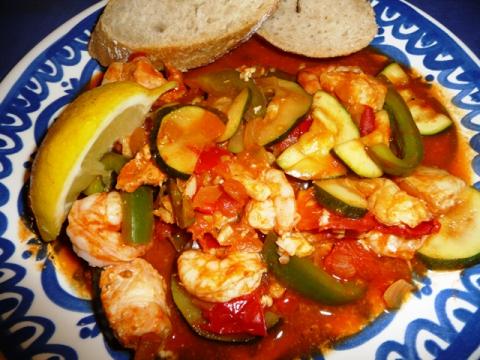 Mediterrane visschotel