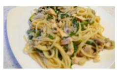 Romige spaghetti Florentine met verse zalm....