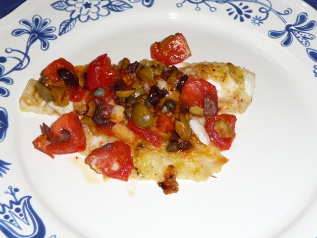 Scholfilet met een Mediterraans tintje