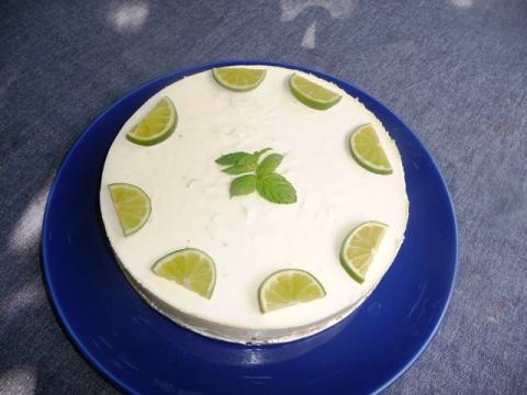 Kwarktaart met limoen