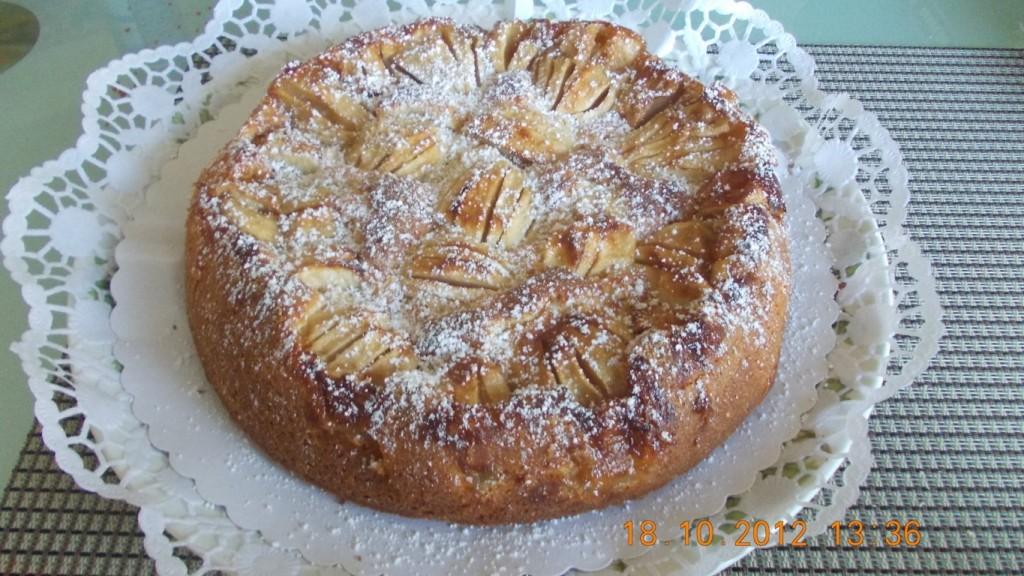 Citroen-yoghurttaartje met appel