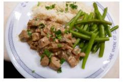 Romig, Herfstig Stoofje van paddenstoelen, hamlappen en spekjes