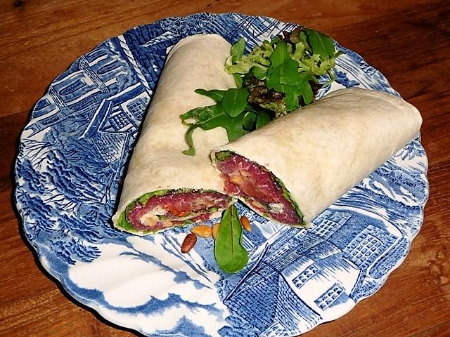 Wrap met Rundercarpaccio