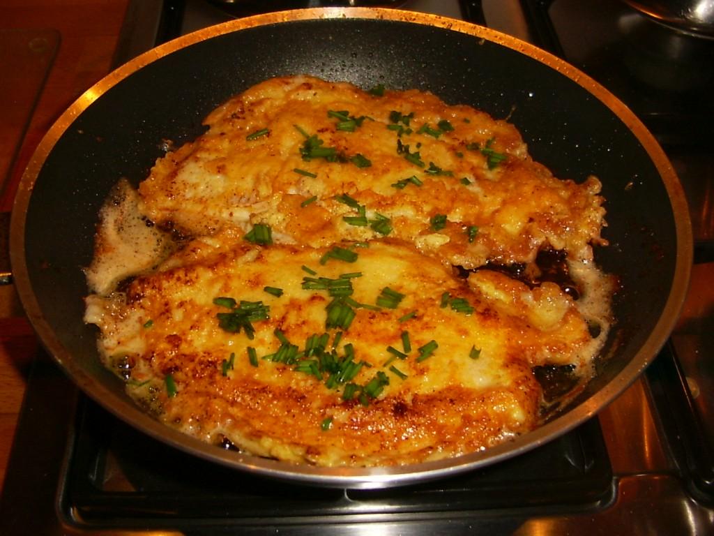 Gebakken scholfilet à la Milanese