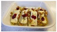 Witlof uit de oven met brie en cranberry.