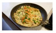 Kip met Boursin-champignonssaus