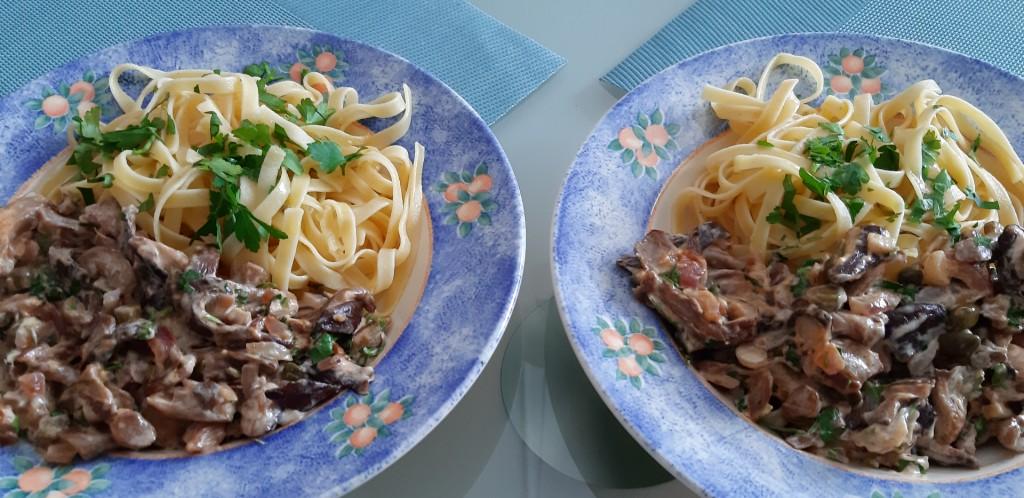 Paddenstoelenstroganoff van Jamie Oliver