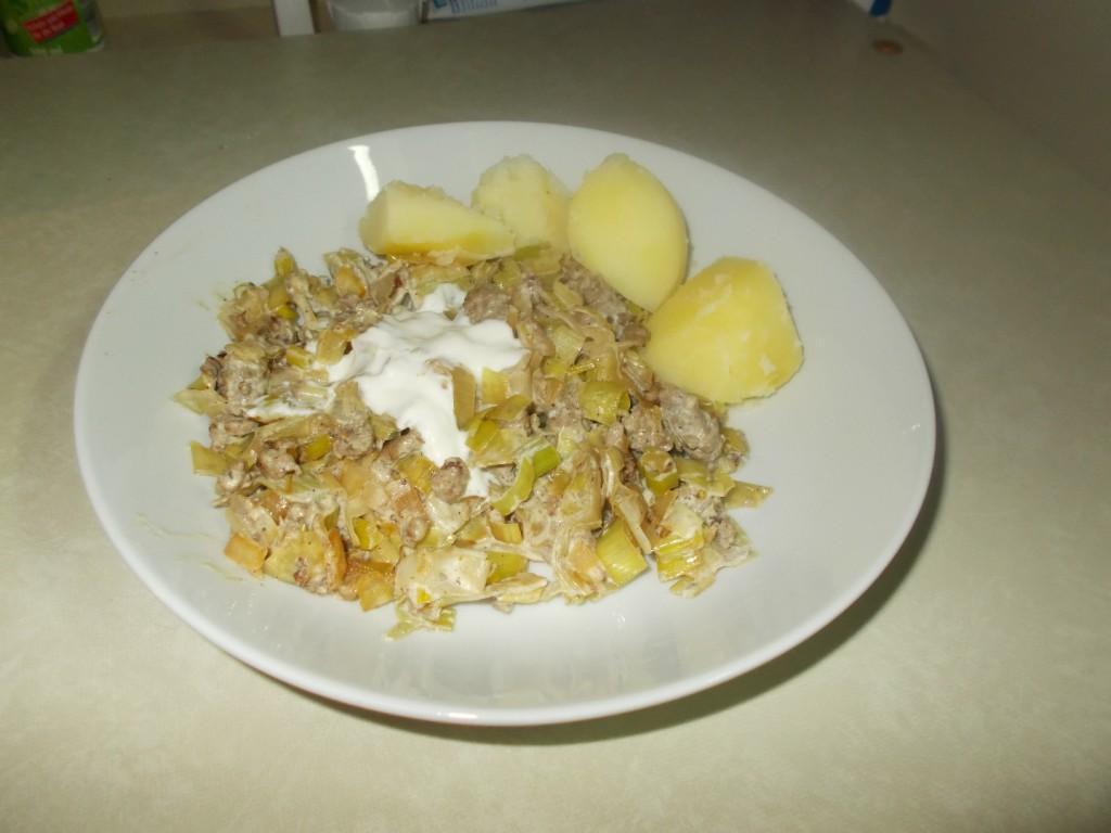 Prei-gehakt-pannetje
