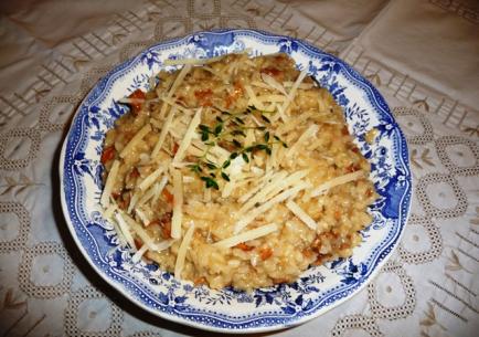 Risotto met cantharellen