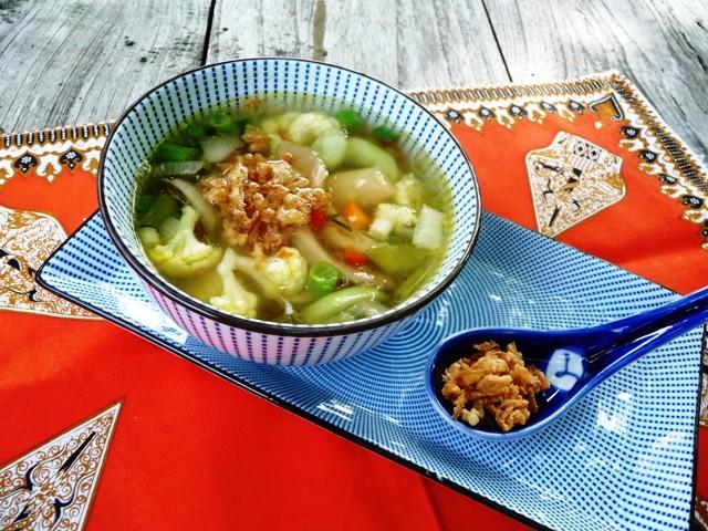 Balinese groentesoep (van de kookles)