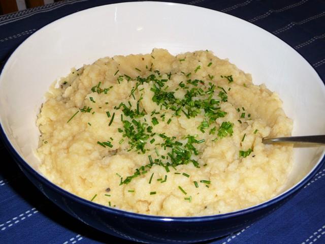 Knolselderij aardappelpuree