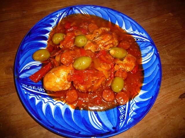 Spaanse kipstoofpot met chorizo
