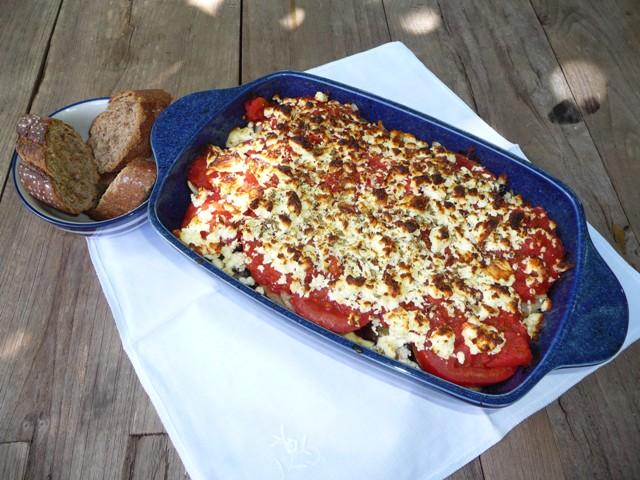 Ovenschotel op Griekse wijze (Moussaka light)