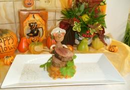 Dagschotel: tournedos van hinde op een bedje van groentenpuree