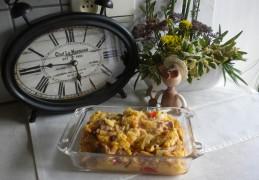 Aardappel-vis-groenten puree