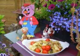 Aardappel-groentenbordje van Knorretje