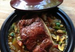 Tajine met Ardeens gebraad en overheerlijke groentes