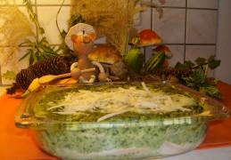 Lasagne van wilde zalm met roomspinazie