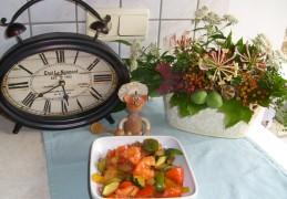 Groenten met een zacht honingsausje