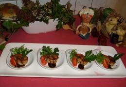 Hapje : scampi met amaretto