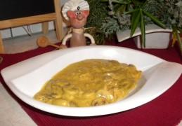 Saus : champignons met curry