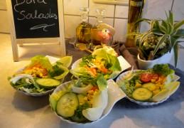 Saladebordje voor bij vis of vlees