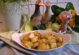 Aardappelen met sjalot en lente ajuintjes