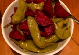 Groene pepers met chorizo