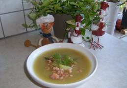 Soep: asperges met vis