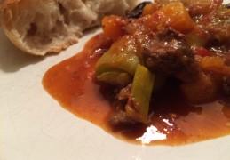 Tajine met flespompoen en rundvlees