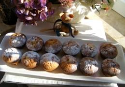Dessert: cupcakes gevuld met appel en confituur