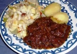 Limburgs zuurvlees met chocolade