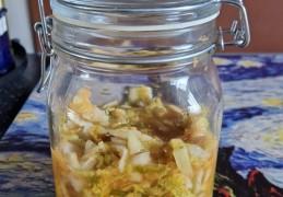 Kimchi met kool, appel en wortel Kimchi met kool, appel en wortel