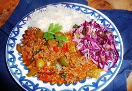 Cubaanse gehaktschotel Picadillo