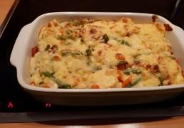 Aardappel-groentegratin