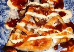 Frikandellenvlaai Frikandellenvlaai