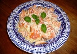 Risotto met witte asperges en zalm