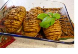 Italiaanse Hasselback Aardappelen