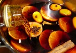 Glühwein met mandarijn en likeur
