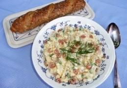 Aspergesalade met Hollandse garnalen